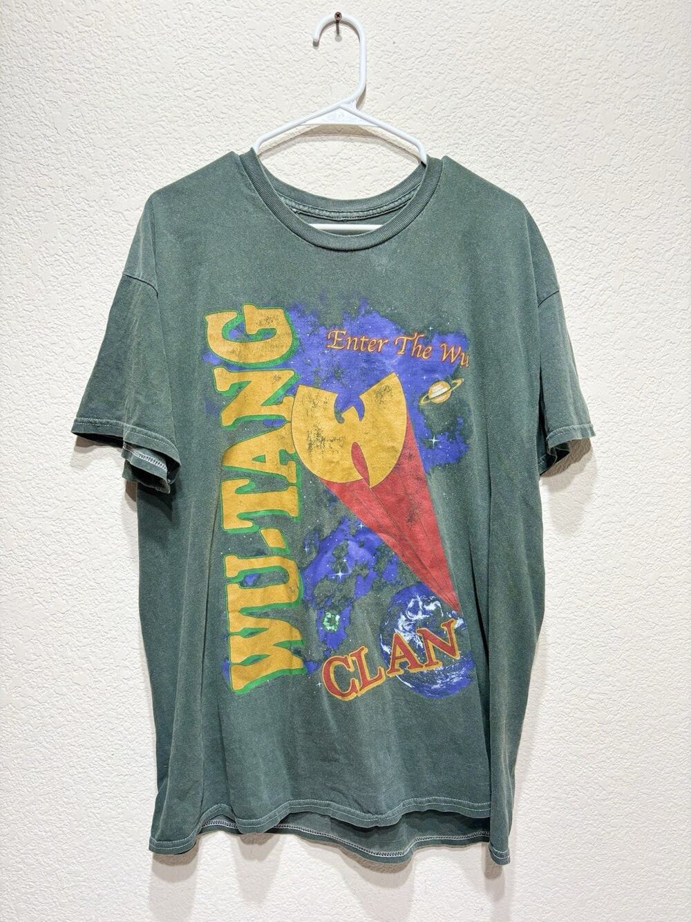 Vintage Wu-Tang Green T-Shirt Large